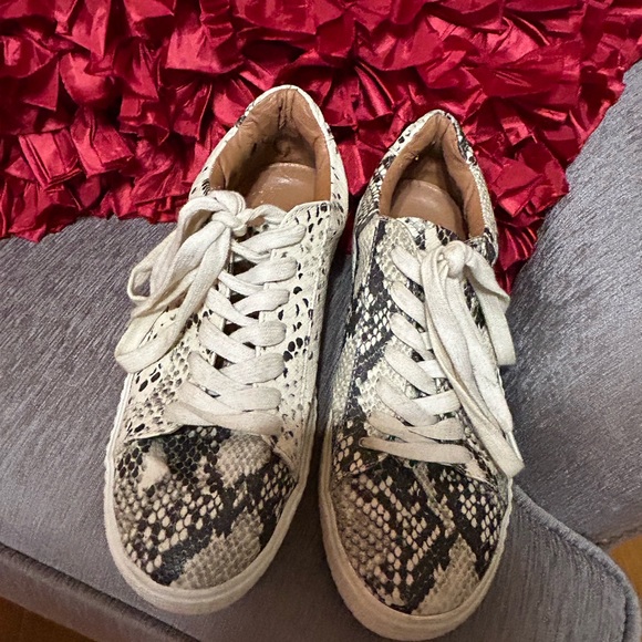 Steve Madden Hanly PU Leather Snakeskin Coated Leather / size 9M / Retail $99 - Picture 1 of 7